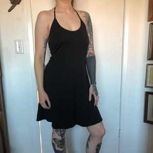 Black Halter Dress
